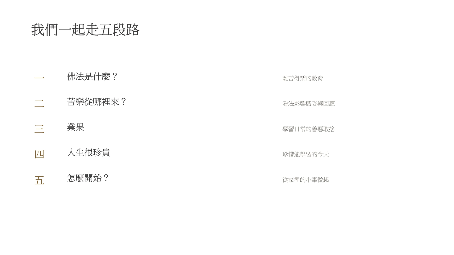 第3頁:我們一起走五段路