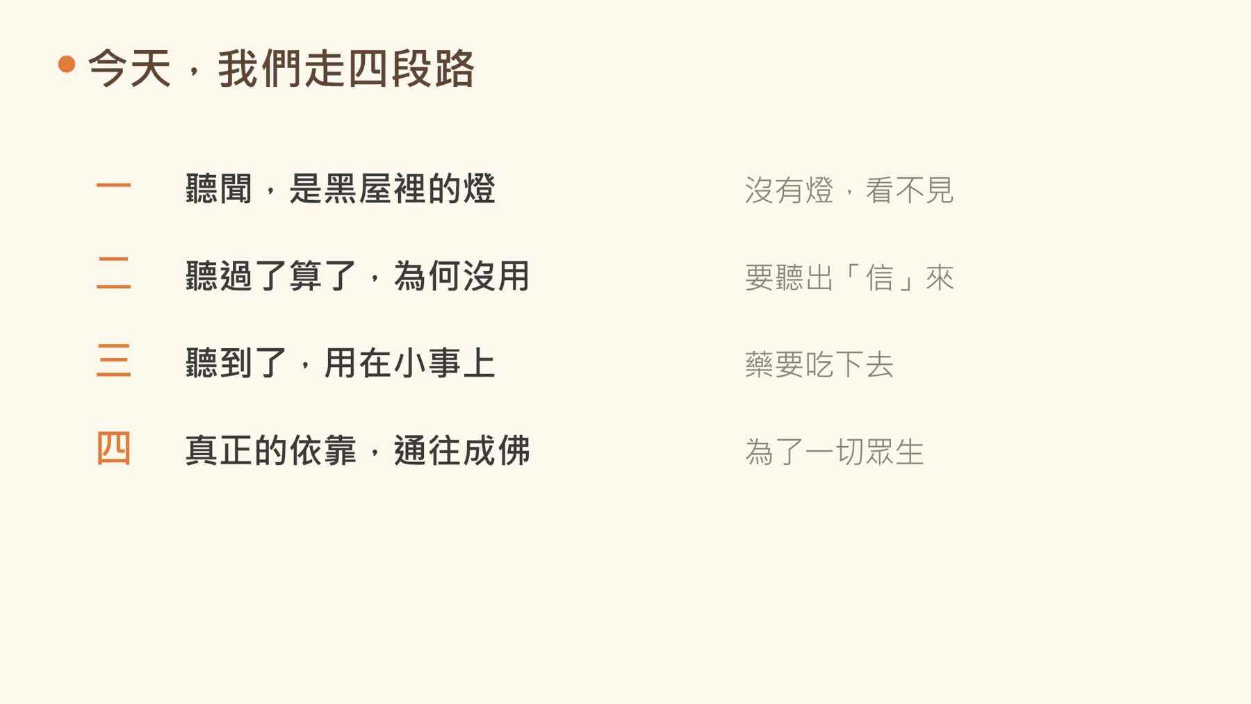 第3頁:今天,我們走四段路