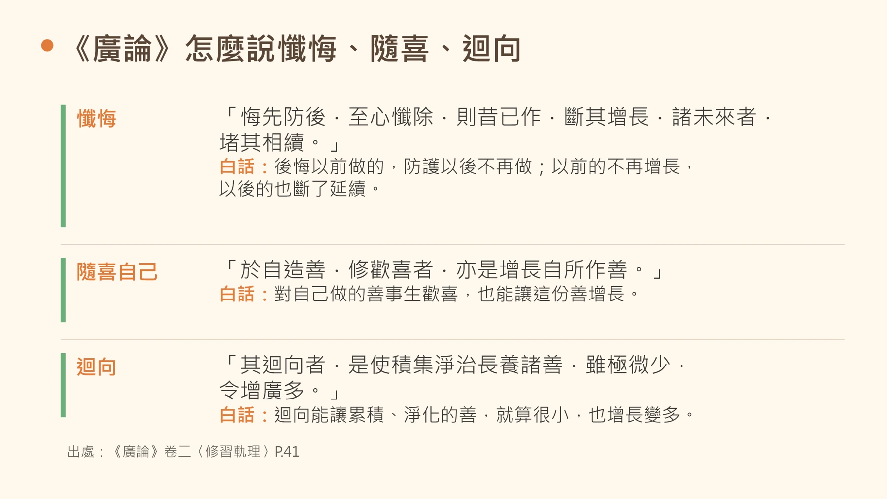 第20頁：《廣論》怎麼說懺悔、隨喜、迴向