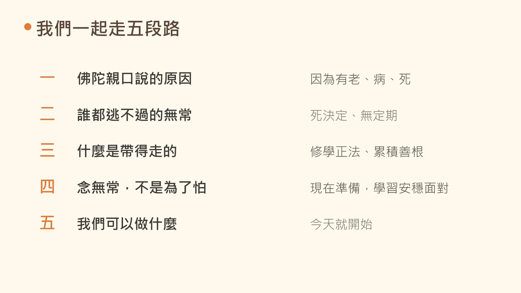 第3頁:我們一起走五段路